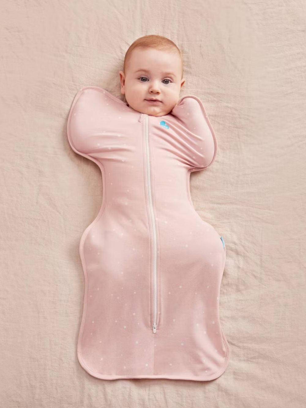 Love to Dream Baby Girl Swaddle Up Sleep Sack - Cotton 1.0 TOG Cap Sleeve Wrap